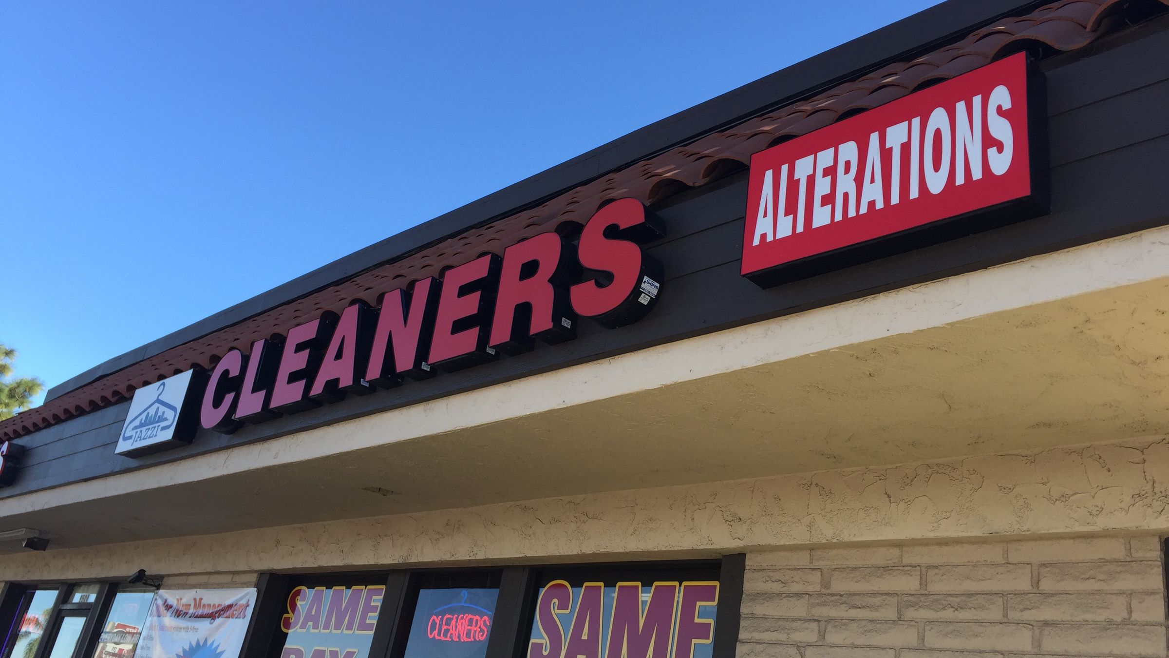 Jazzi Dry Cleaners and Alterations storefront
